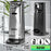 Duronic CO60 Apriscatole Elettrico 50W Automatico, Apri Lattine da Tavolo con Arresto Automatico, Affilacoltelli Integrato, Apribottiglie e Decapsulatore, Can Opener, Facile per Anziani