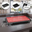 Duronic GP25 Piastra elettrica Antiaderente 2000W Vassoio Scaldavivande, Griglia XL in Ceramica al Titanio, Termostato Regolabile e Removibile Grill fino a 225°C Plancha nero