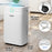 Duronic DH201 Deumidificatore 20L/Giorno 440W, Deumidificatore Casa Potente con Serbatoio 5,1L, Antimuffa Umidità Muffa Condensa Bagno Camera Cantina, Timer 24h Scarico Continuo, Silenzioso
