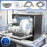 Duronic DW10 BK Lavastoviglie Compatta da Tavolo 1050W, Mini Lavastoviglie Portatile Salvaspazio con Serbatoio Acqua, 5 Programmi Eco Rapido Intensivo Asciugatura, LED Touch per Piccola Cucina Camper