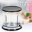 Duronic CHA57B Ciotola Ricambio per Tritatutto CH57 700ml Nera, Con coperchio, capacità 1L, base antiscivolo, leggera 250g, 13x14x14cm, ricambio compatibile CH57