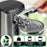 Duronic CO60 Apriscatole Elettrico 50W Automatico, Apri Lattine da Tavolo con Arresto Automatico, Affilacoltelli Integrato, Apribottiglie e Decapsulatore, Can Opener, Facile per Anziani