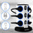 Duronic ET12L Multipresa Torre 3680W con 12 Prese Schuko, 3 USB, Luce LED Notturna Touch, Ciabatta Elettrica Verticale, Protezione Sovraccarico, Cavo 1.8m, Torre Multipresa USB Casa Ufficio Gaming TV