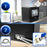 Duronic DW10 BK Lavastoviglie Compatta da Tavolo 1050W, Mini Lavastoviglie Portatile Salvaspazio con Serbatoio Acqua, 5 Programmi Eco Rapido Intensivo Asciugatura, LED Touch per Piccola Cucina Camper