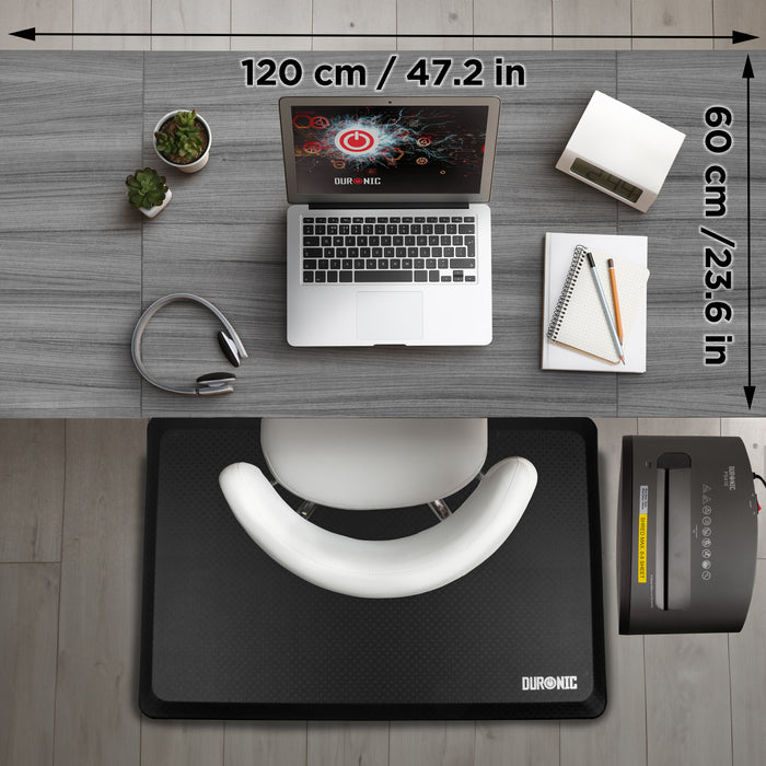 Duronic CD120 WG Scrivania Elettrica Regolabile in Altezza 72-118cm, Piano 120x60cm, Portata 70kg, Postazione Ergonomica Seduto-In Piedi per Ufficio e Telelavoro con Porte USB e USB-C, Bianco/Grigio