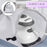 Duronic SI2 WE Mini Ferro da Stiro, Ferro da viaggio a vapore 375 W, Serbatoio 50ml, Steamer portatile con spazzola e borsello da viaggio, Ferro a vapore per lavori di cucito, quilting, Bianco