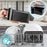 Duronic AFD2 BK 10L Set 2 Cestelli per Friggitrice ad Aria da 5L, Compatibili con Airfryer Duronic AF14, AF24 (nuova generazione) e AF34 – Accessorio Cassetti di Ricambio con Finestra e Luce Interna