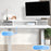 Duronic DD2 WE 120 cm DeskTop Bianco con 2 cassetti | Compatibile con tutti i Desk Top da 120 cm | Accessorio per scrivania | Professionale estetico e organizzato | Superficie per sollevare lo schermo