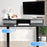 Duronic DD3 BK 120 cm Desk Top Nero con 2 cassetti |Compatibile con tutti i Desk Top da 120 cm | Accessorio per scrivania | Professionale estetico e organizzato | Superficie per sollevare lo schermo