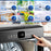 Duronic DW10 BK Lavastoviglie Compatta da Tavolo 1050W, Mini Lavastoviglie Portatile Salvaspazio con Serbatoio Acqua, 5 Programmi Eco Rapido Intensivo Asciugatura, LED Touch per Piccola Cucina Camper