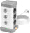 Duronic ET12C Torre Elettrica da 3680 W|12 prese di corrente e 3 prese USB A e 1 presa USB C| Spina UE tipo C| Uscita USB A: 5 V, 2.4 A Uscita USB C: 5 V, 3 A| Ingresso USB: 100-250 V, 50/60 Hz