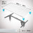 Duronic TT160 WE Piano scrivania – Ripiano scrivania 160x60x1,9cm- Compatibile con telai da scrivania Piano di lavoro per ufficio ergonomico | Bianco
