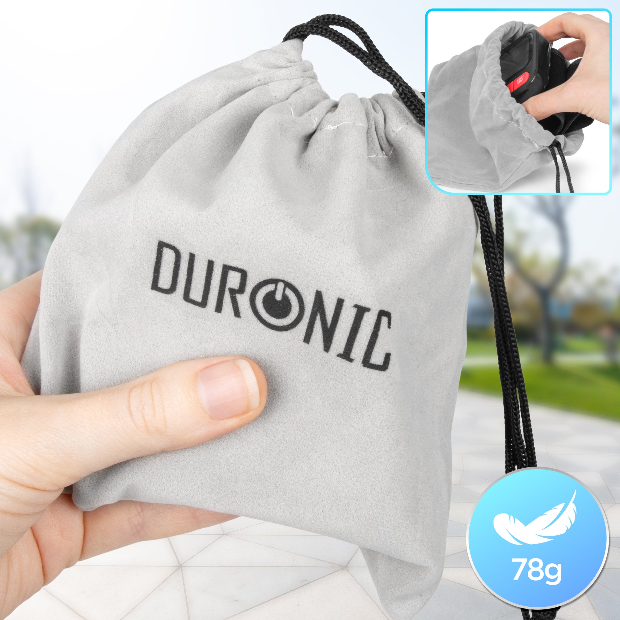 Duronic BPM65 BK Misuratore Pressione da Polso Digitale Automatico, Sfigmomanometro Portatile, Display Retroilluminato, Memoria, Rilevazione Aritmie, Misura Pressione Arteriosa, Battito, Nero