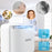 Duronic DH07 WE Mini Deumidificatore 22,5W 1L con Timer e Spegnimento Automatico, Deumidificatore Elettrico Compatto per Camera da Letto, Bagno e Casa, Anti Muffa, Condensa, Allergie e Umidità, Bianco