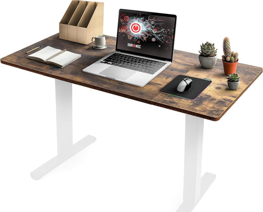Duronic TT120 AO Piano scrivania  Ripiano scrivania 120x60x1,9cm- Compatibile con telai da scrivania Duronic | Piano di lavoro per ufficio ergonomico | Quercia Antica