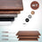 Duronic TT160 WT Piano scrivania – Ripiano scrivania 160x60x1,9cm- Compatibile con telai da scrivania Piano di Lavoro per Ufficio ergonomico | Noce