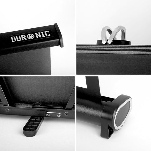 Duronic DPS50 /43 Schermo di proiezione 50 formato 4:3/102 X 76cm Telo da scrivania telo proiettore da tavolo telo da proiezione per interni/esterni Full HD 3D 4K - Home cinema home theater ufficio