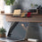 Duronic CMH1 organizzatore di cavi da scrivania| Nero lega d'acciaio dimensioni 40 x 15.5 x 17 cm| Stile moderno| Fornito con viti per una facile installazione |Sicuro ordinato conveniente estetico