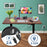 Duronic CD140 BT Scrivania Elettrica Regolabile in Altezza 140x60 cm, Desk Sit Stand Motorizzato 72-118 cm con Memorie USB USB-C, Carico 70 kg, Postazione Ergonomica Ufficio Casa Smart Working