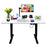 Duronic CD140 BW Scrivania Elettrica Regolabile in Altezza 140x60 cm, Desk Sit Stand Motorizzato 72-118 cm con Memorie USB USB-C, Carico 70 kg, Postazione Ergonomica Ufficio Casa Smart Working (Copy)