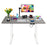 Duronic CD140 WE Scrivania Elettrica Regolabile in Altezza 140x60 cm, Desk Sit Stand Motorizzato 72-118 cm con Memorie USB USB-C, Carico 70 kg, Postazione Ergonomica Ufficio Casa Smart Working