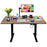 Duronic CD160 BO Scrivania Elettrica Regolabile in Altezza 160x60 cm Nera Bianco, Desk Motorizzato 72-118 cm, 3 Memorie, USB USB-C, Carico 70 kg, Postazione Ergonomica Ufficio Casa Smart Working