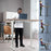 Duronic CD160 WT Scrivania Elettrica Regolabile in Altezza 160x60 cm Bianco, Desk Motorizzato 72-118 cm, 3 Memorie, USB USB-C, Carico 70 kg, Postazione Ergonomica Ufficio Casa Smart Working