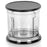 Duronic CHA57B Ciotola Ricambio per Tritatutto CH57 700ml Nera, Con coperchio, capacità 1L, base antiscivolo, leggera 250g, 13x14x14cm, ricambio compatibile CH57