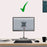 Duronic DM75 Supporto su base per Supporti monitor - Compatibile con la gamma Duronic DM15 DM25 DM35 DM453 - Base per supporto monitor per scrivania - Soluzione alternativa al morsetto - Acciaio
