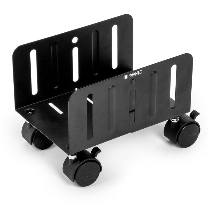 Duronic DMHD2 carrello per computer | Supporto per CPU con 4 rotelle | Regolabile | Compatibilità universale | Sostegno per torre sotto la scrivania | Rotelle bloccabili