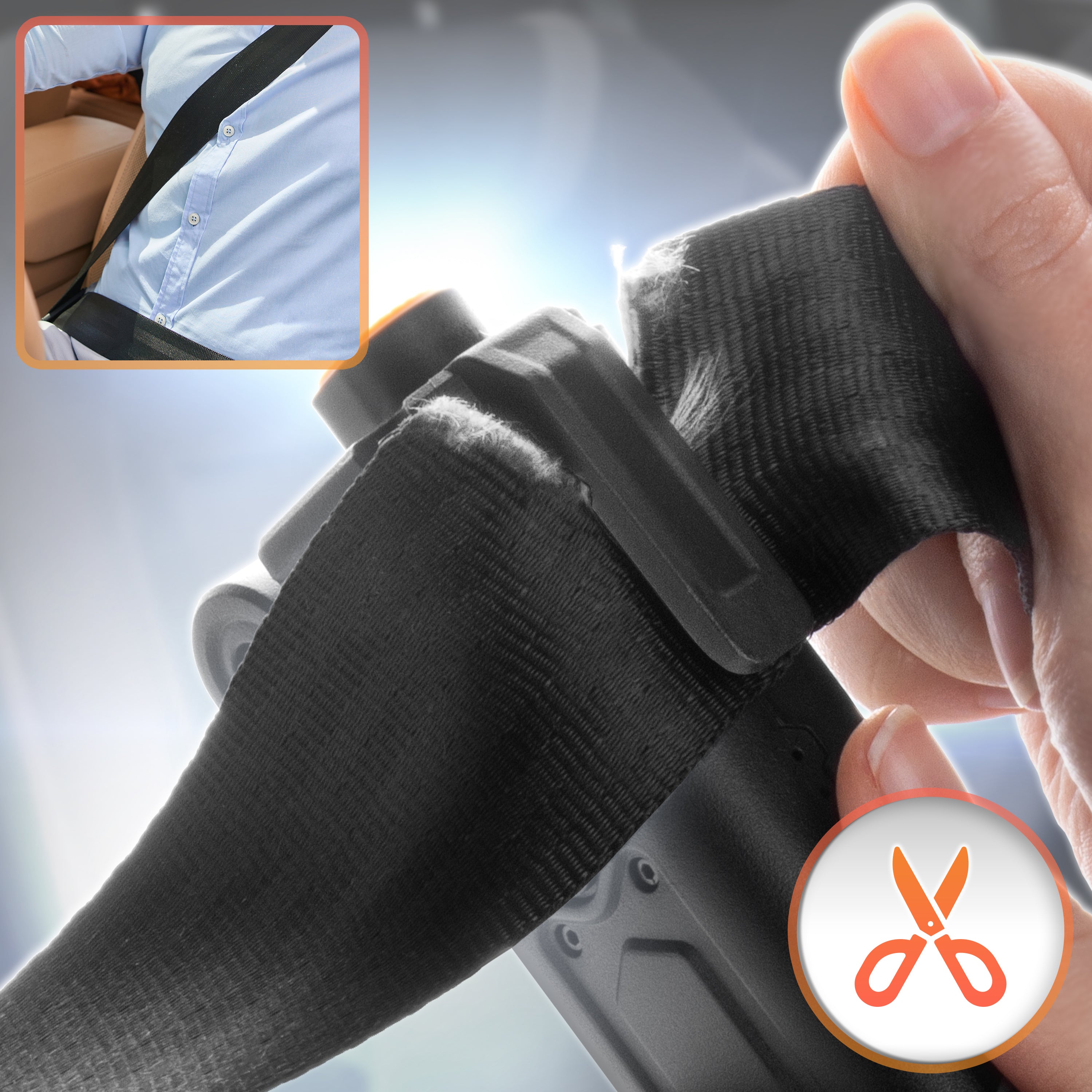 DURONIC CT51 dotato di taglia cintura di sicurezza per emergenze.