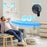 DURONIC FN12 BK Ventilatore da parete nero in uso con oscillazione a 60°