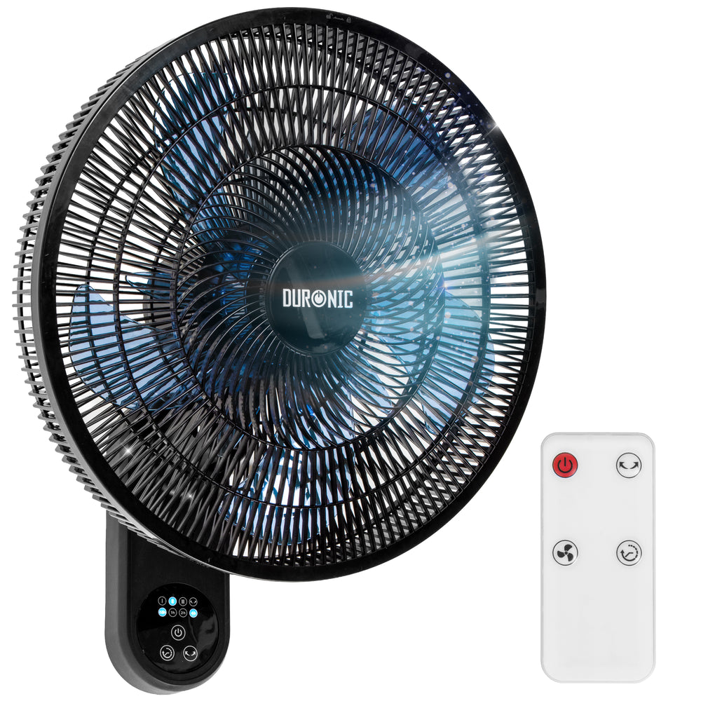 DURONIC FN42 BK Ventilatore nero con telecomando bianco e relative funzionalità