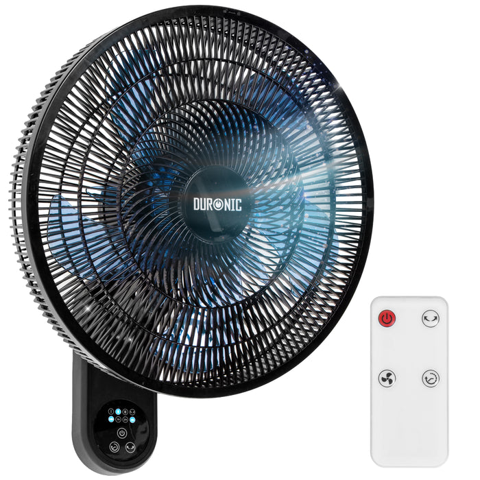 DURONIC FN42 BK Ventilatore nero con telecomando bianco e relative funzionalità