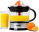 DURONIC JE407 spremiagrumi elettrico con succo d'arancia e arancia fresca.