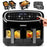 Duronic AF34 BK Friggitrice ad Aria cottura rapida in 5 minuti, patatine, pollo, carne, pesce, verdure