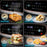 Duronic AF34 WG Friggitrice ad aria con 10 programmi di cottura preimpostati per preparare un'ampia varietà di ricette.