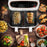 Duronic AFD2 WE Due contenitori indipendenti da 5 L per cucinare due ricette contemporaneamente.