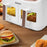 Duronic AFD2 WE Liner in silicone riutilizzabili utilizzati in una cucina moderna con friggitrice ad aria.
