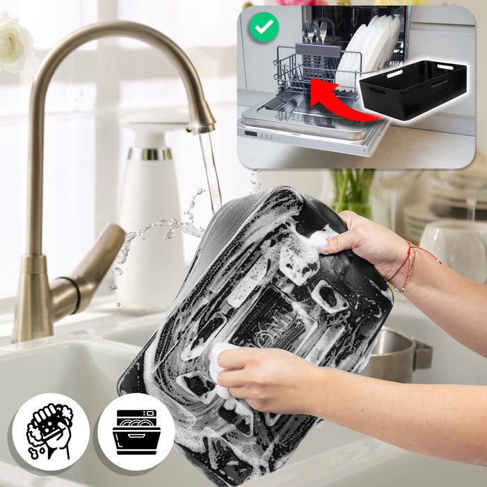 Duronic AFL2 Contenitori in silicone lavabili a mano o in lavastoviglie per una pulizia semplice.