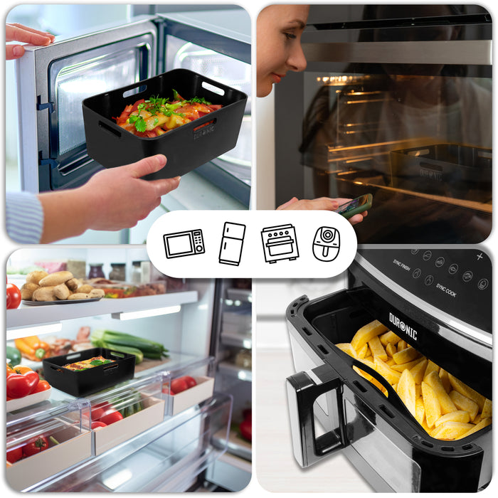 Duronic AFL3 Friggitrice ad aria facile da utilizzare grazie al display touch e ai programmi di cottura intuitivi.