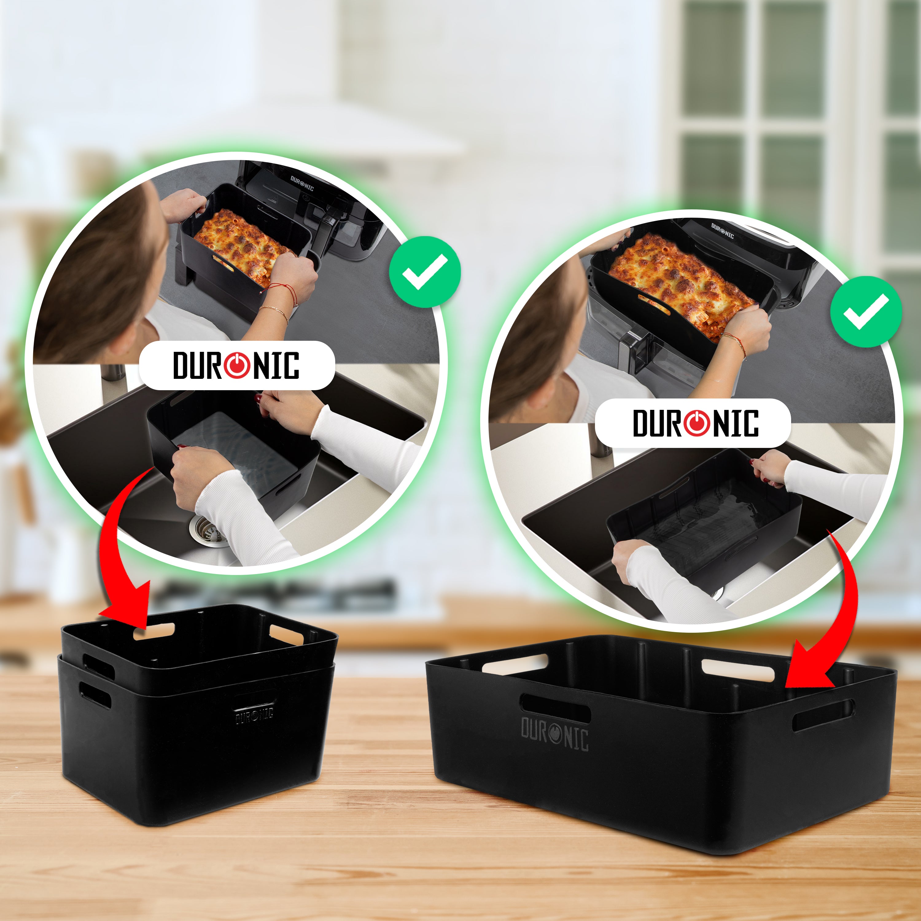 Duronic AFL3 Friggitrice ad aria ideale per cucinare a casa, in famiglia e durante le occasioni speciali.