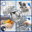 Duronic DW5 BK Dishwasher con caricamento del cestello per piatti, bicchieri e posate.