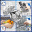 Duronic DW5 WE Lavastoviglie Portatile con Vassoio Interno per Caricare Piatti e Stoviglie.