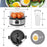 Duronic EB40 Cuociuova elettrico con dimensioni compatte e design salvaspazio per la cucina.