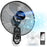Duronic FN55 BK Ventilatore da parete potente e silenzioso con telecomando e montaggio rapido.