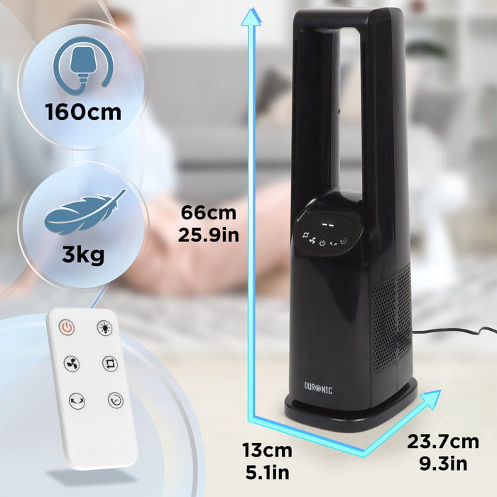 Duronic FN72 Dimensioni compatte e struttura da 3 kg per un utilizzo pratico in casa, ufficio e camera da letto.