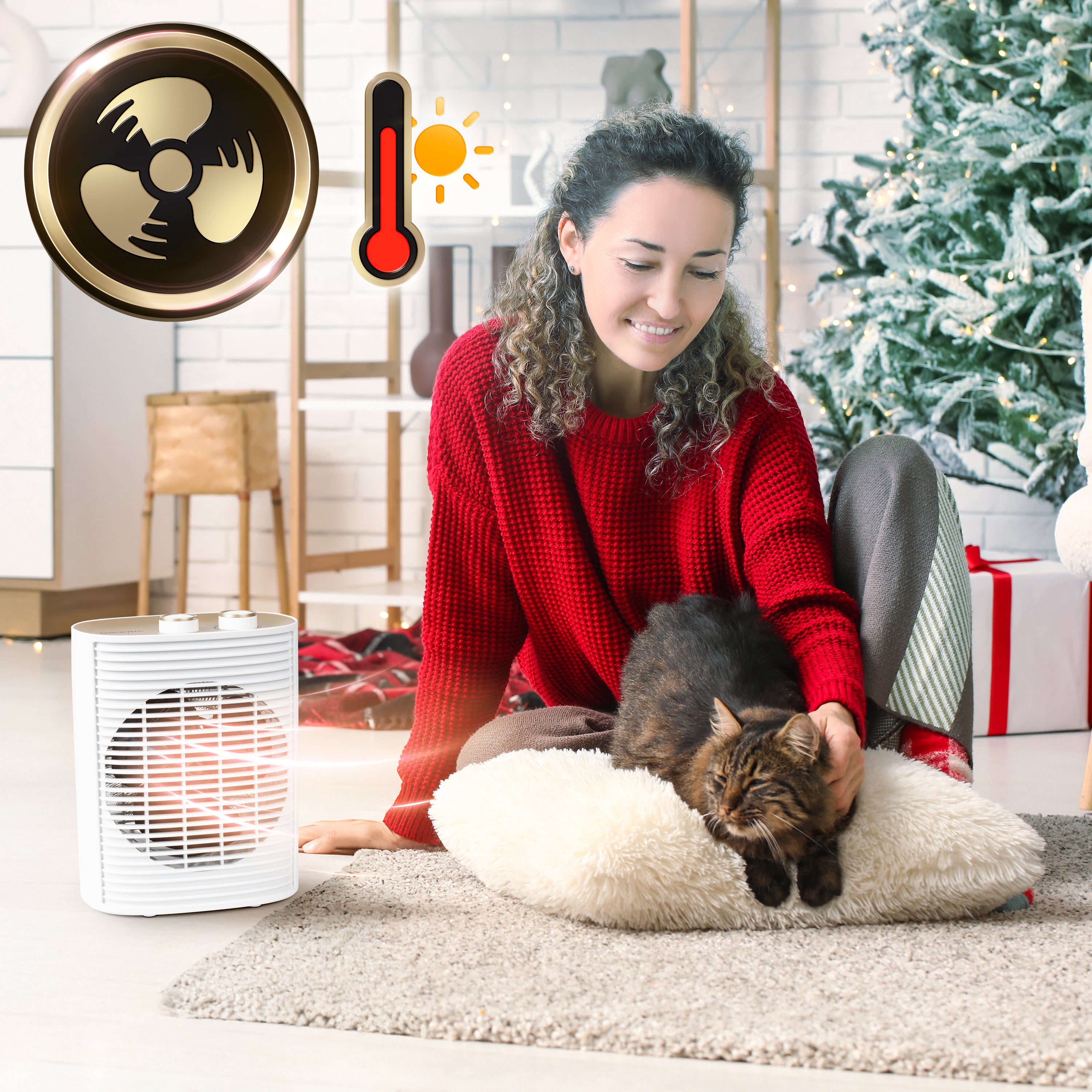 Duronic HV32 WE Modalità WARM per riscaldare rapidamente l'ambiente.