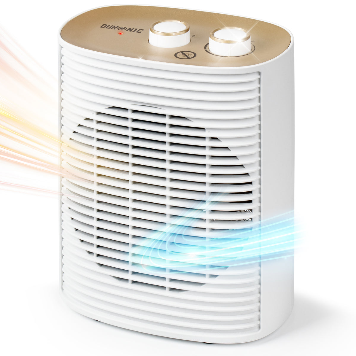 Duronic HV32 WE stufetta elettrica portatile da 2000 W, compatta e versatile, ideale per riscaldare rapidamente diversi ambienti della casa.