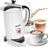 Duronic MF130 WE Montalatte Elettrico da 550 W con Capacità di 130 ml per la Schiuma e 240 ml per il Latte Caldo, Ideale per Cappuccini e Cioccolata Calda.